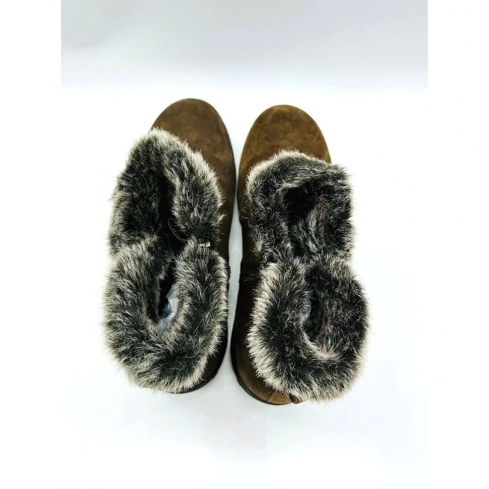 Khombu Lindsey Waterproof Suede Ankle Boots-Brown, US 7M *USED* - Picture 7 of 11